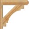 Ekena Millwork Merced Rough Sawn Craftsman Outlooker, Western Red Cedar, 6"W x 24"D x 24"H OUT06X24X24MRC04RWR - alternate 3